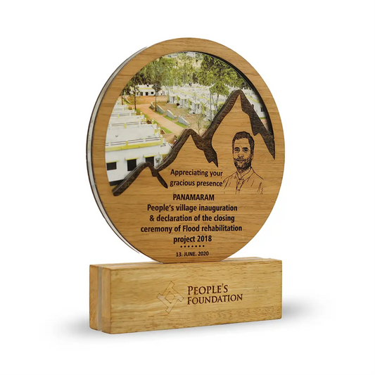 Personalized Wooden Guest Memento with Custom Engraving
