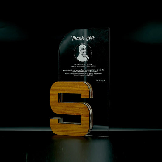 Letter Cut Logo Memento