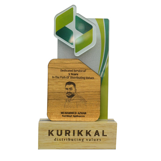 Customized Wooden Memento Corporate Award