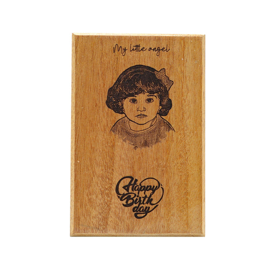 Personalized Photo Carved Wooden Plaque: The Perfect Gift for Kids, Her, and Him