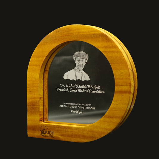 wooden acrylic premium memento