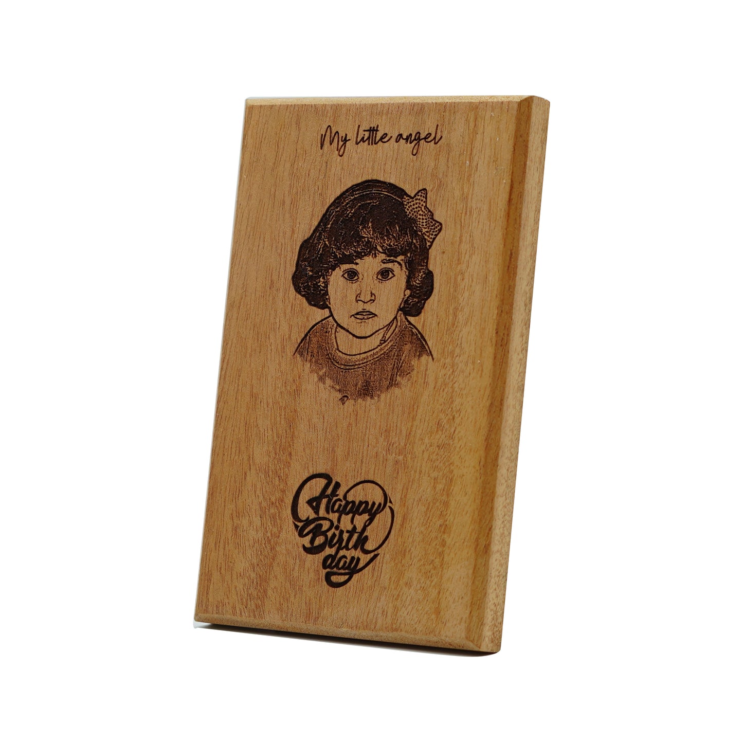 Personalized Photo Carved Wooden Plaque: The Perfect Gift for Kids, Her, and Him