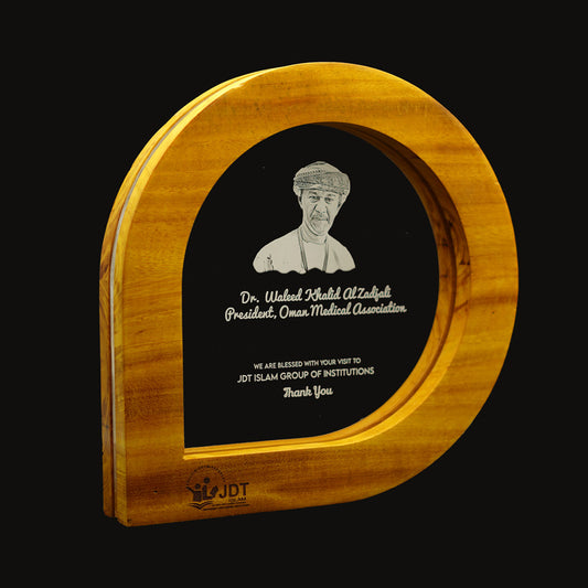wooden acrylic premium memento