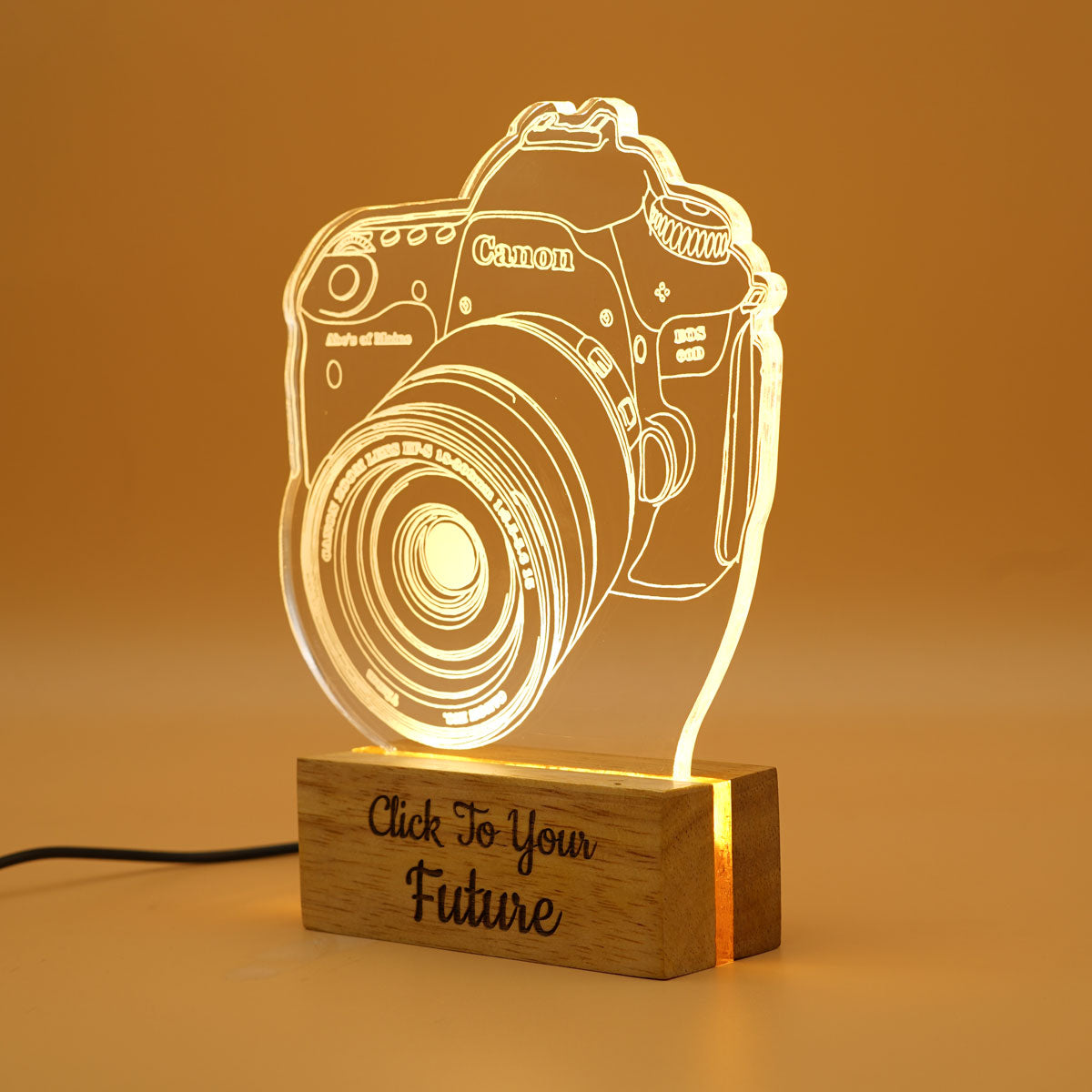 Personalized Camera 3D Illusion Acrylic led lamp Night lamp