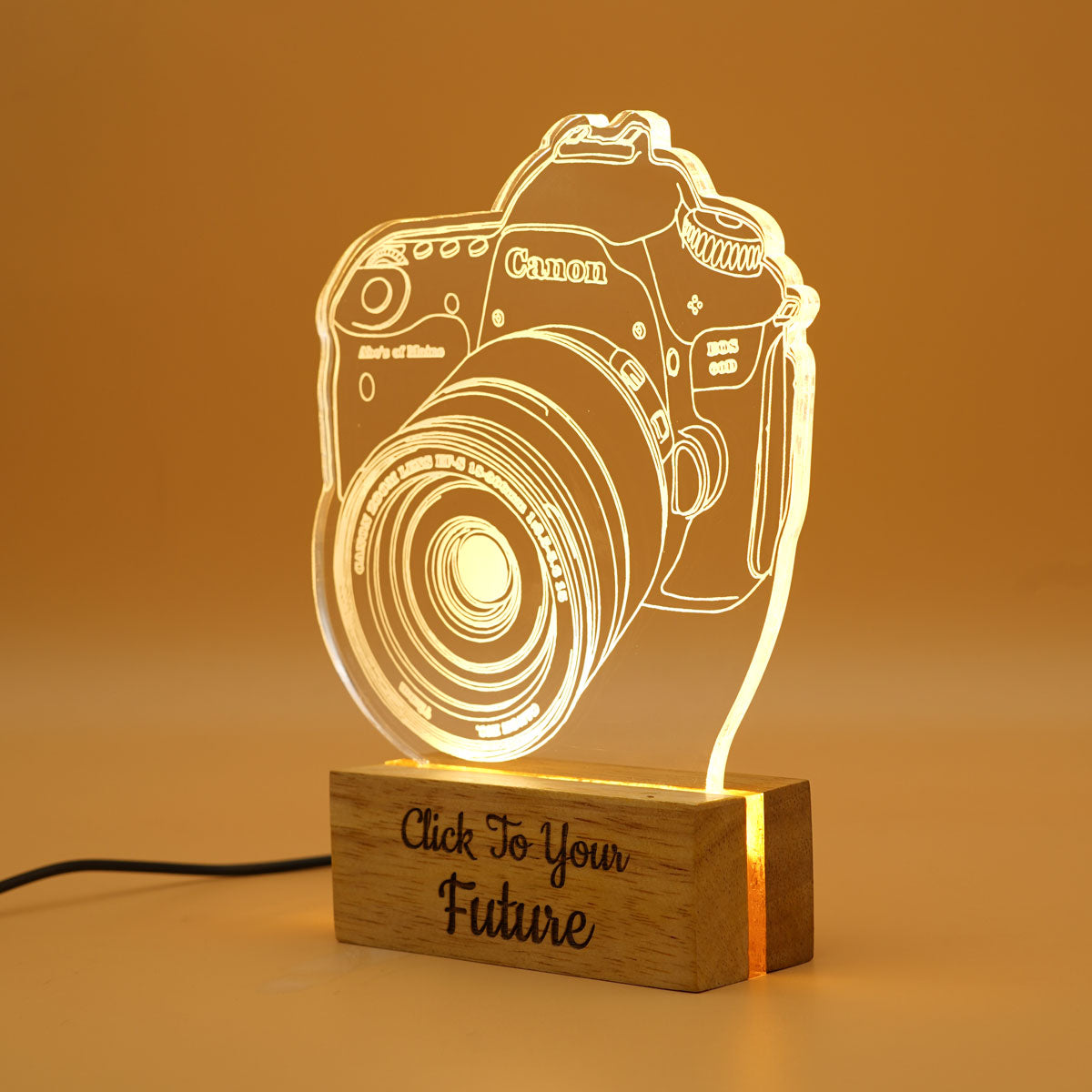 Personalized Camera 3D Illusion Acrylic led lamp Night lamp