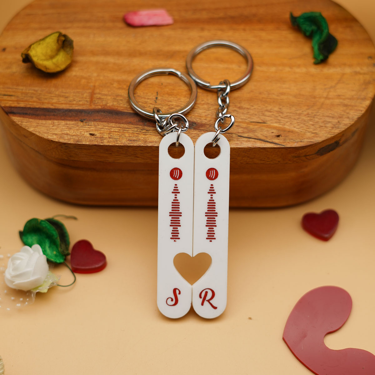 Spotify Acrylic Couple Keychain