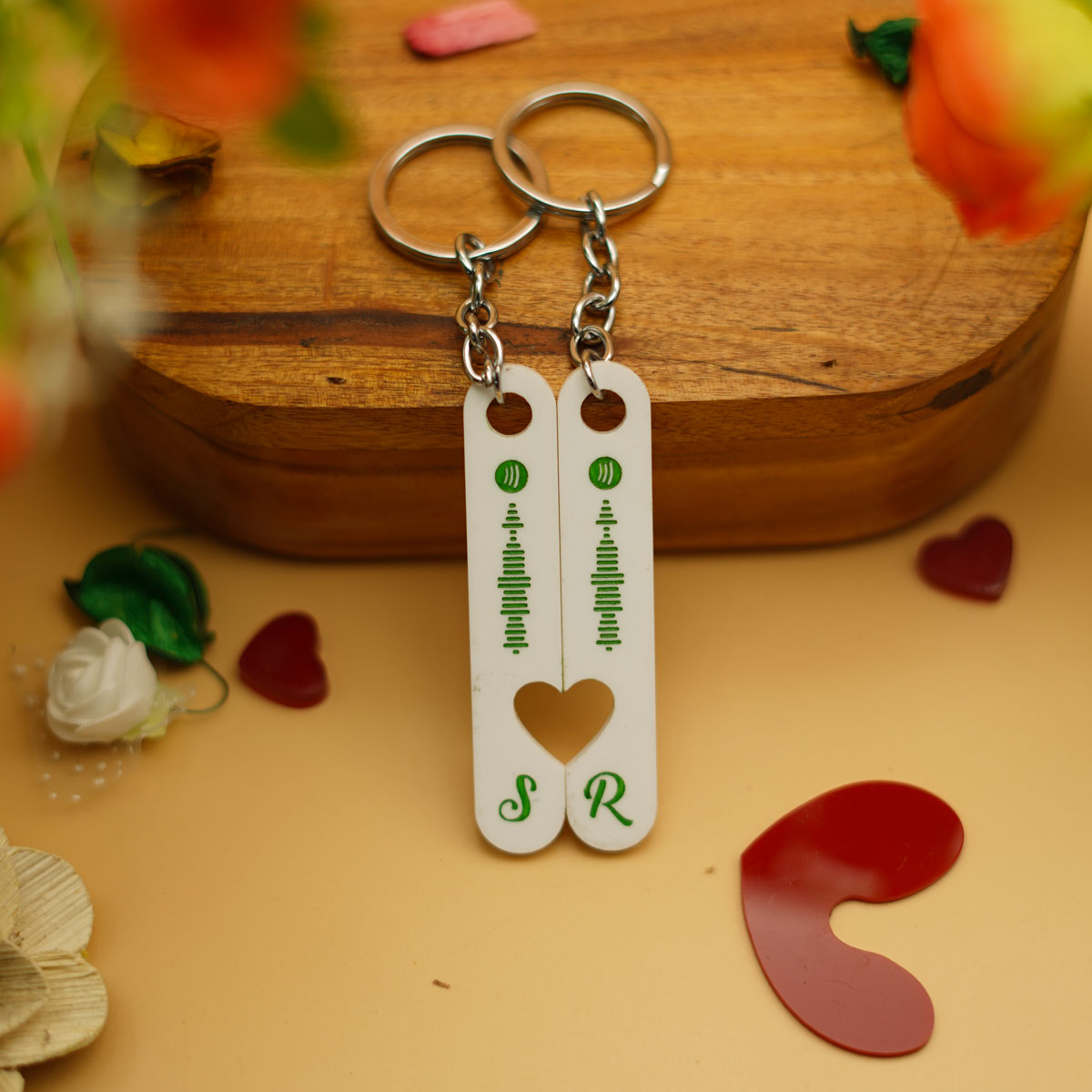 Spotify Acrylic Couple Keychain