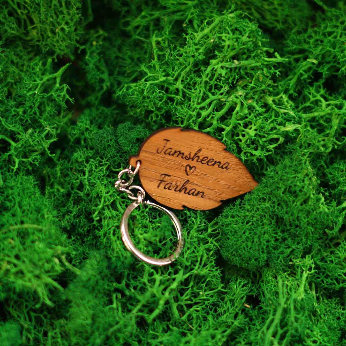 Wooden Name Keychain