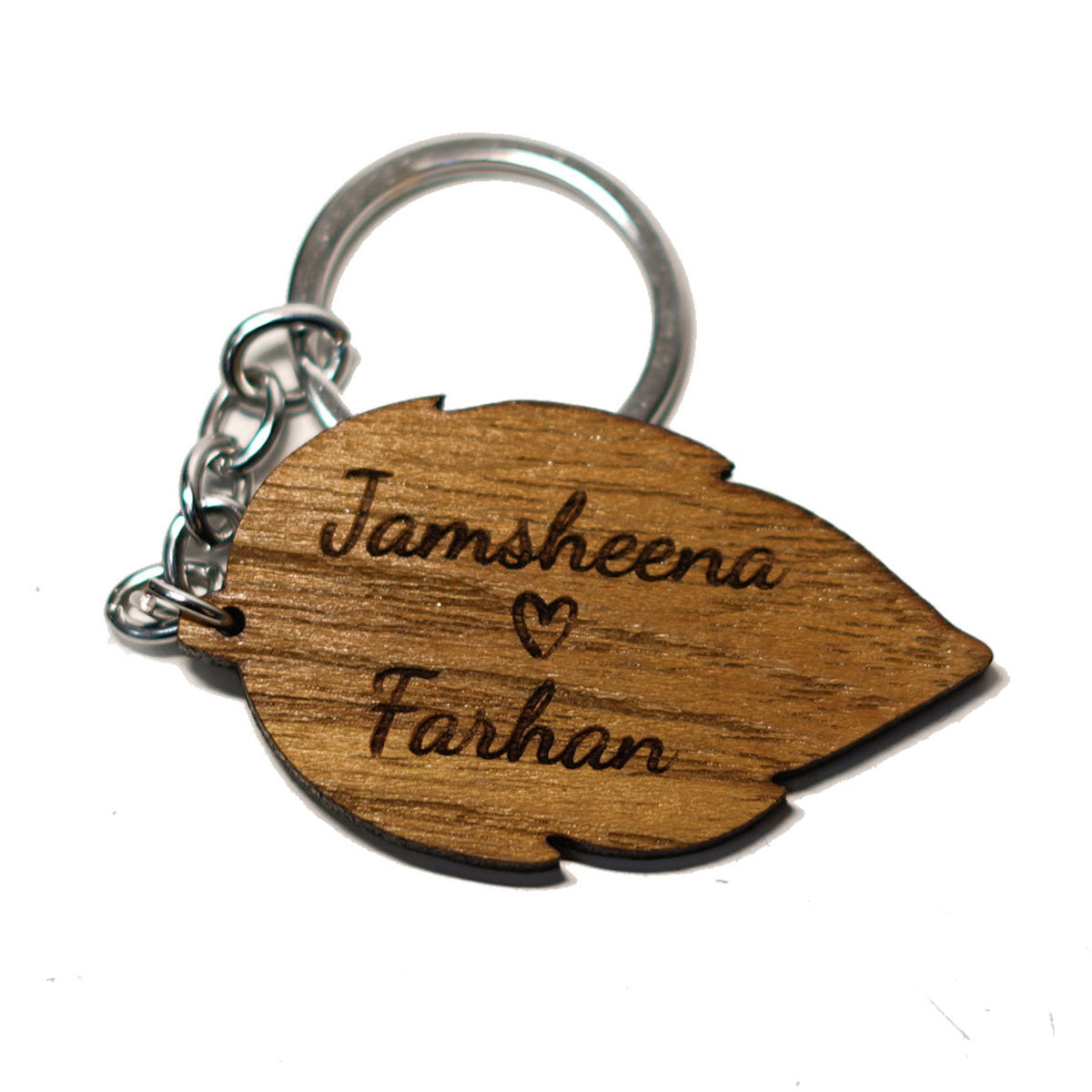 Wooden Name Keychain