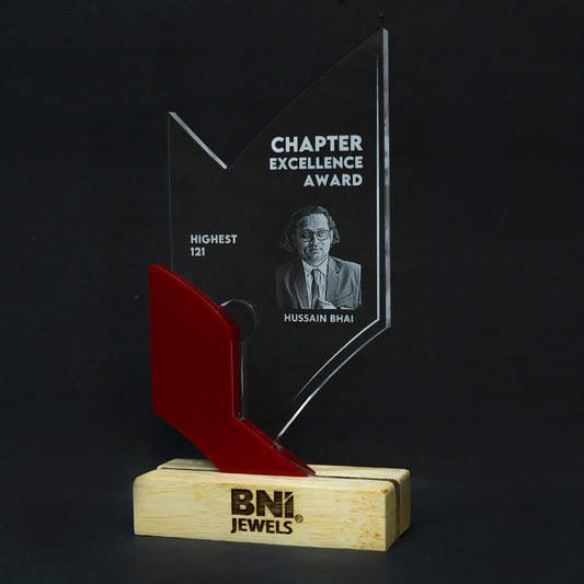 customized wood with acrylic memento