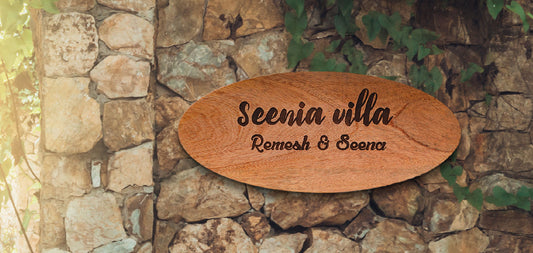 Customised Name Boards to Add a Touch of Aesthetics to Your Dream Home!