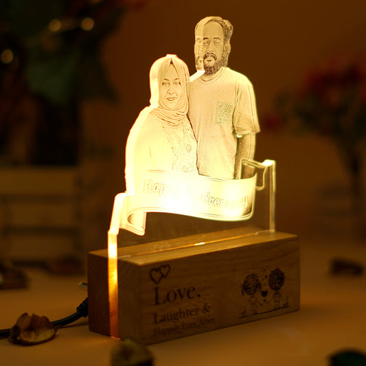 Illuminate your life with our personalized  3D photo lamp!
