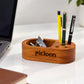 Wooden Multi-Slot Pen Holder