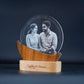 Rechargeable Customised Boat Shape Photo Engraved 3D Lamp  | Night Lamp | Wedding Gift