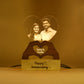 Personalized Heart Photo Lamp | Custom Engraved Acrylic LED Gift | Customised Couple Gift