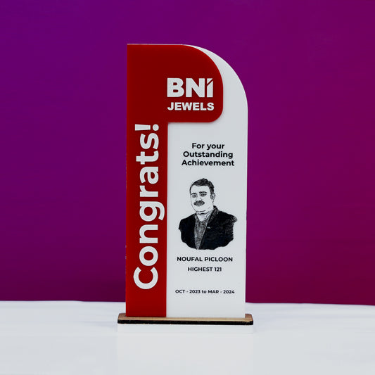 Photo Engraved BNI Memento