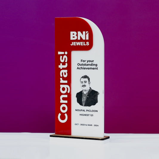 Photo Engraved BNI Memento