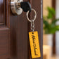 Personalised Wooden Name Keychain
