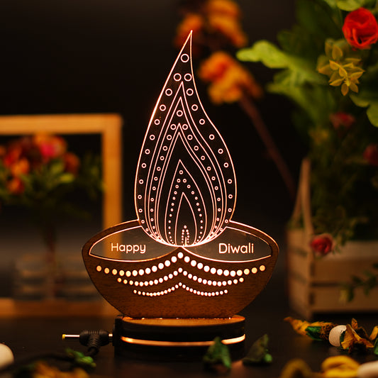 Diwali Delight 3D Lamp