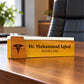 Personalized Desk Name Plate – Wood & Acrylic