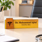 Personalized Desk Name Plate – Wood & Acrylic