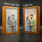 Customized Light Painting Photo Frame Box Gift | Custom Wooden Lamp (12" x 8")