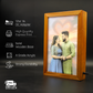 Customized Light Painting Photo Frame Box Gift | Custom Wooden Lamp (12" x 8")