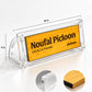 Personalised Wooden & Acrylic Desk Name Plate – Slanting Stand