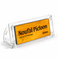 Personalised Wooden & Acrylic Desk Name Plate – Slanting Stand