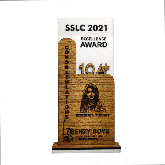 Personalized Photo Engraved Wooden Memento for Winners gift