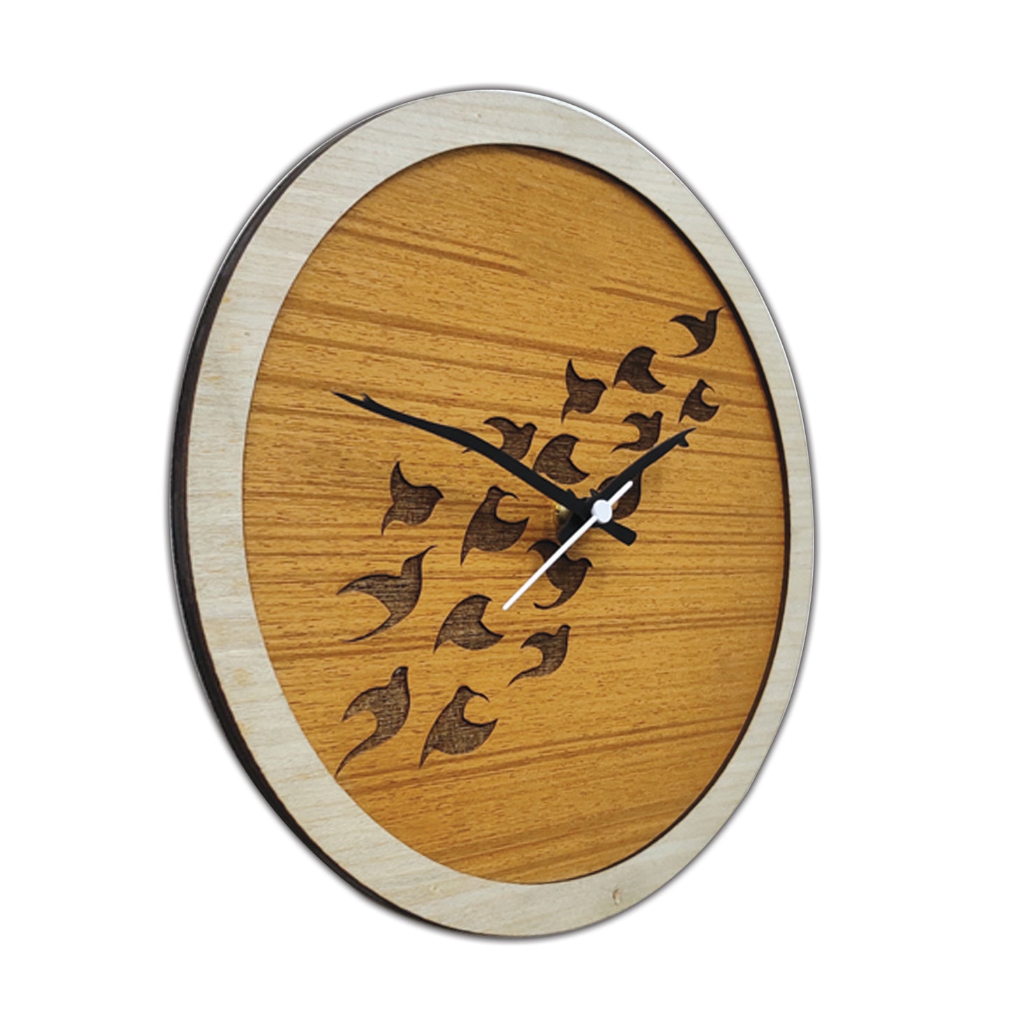 Personalized Wooden Wall Clock Gift for new year