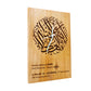 Engraved Wooden Wall Clock gift