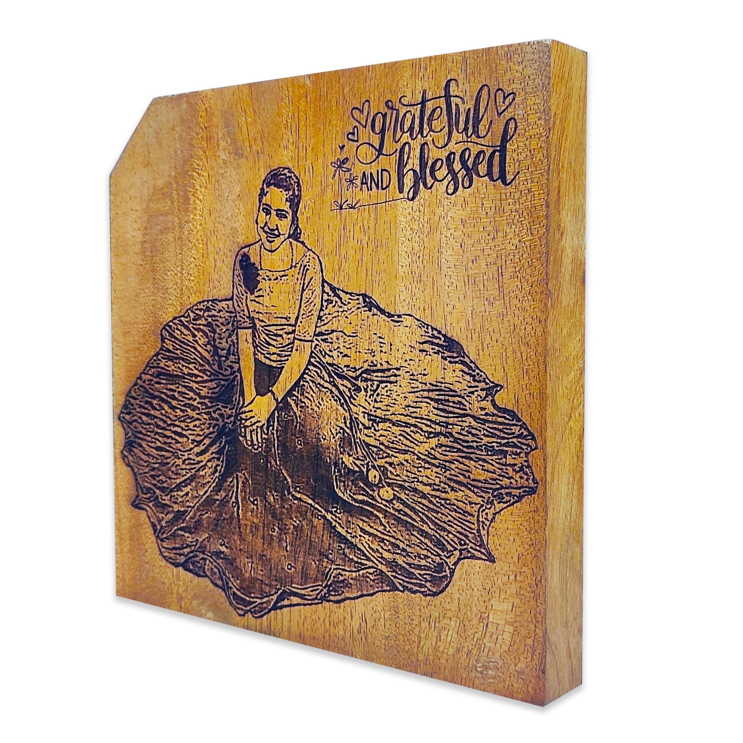 Personalized Photo Engraved Wooden Gift
