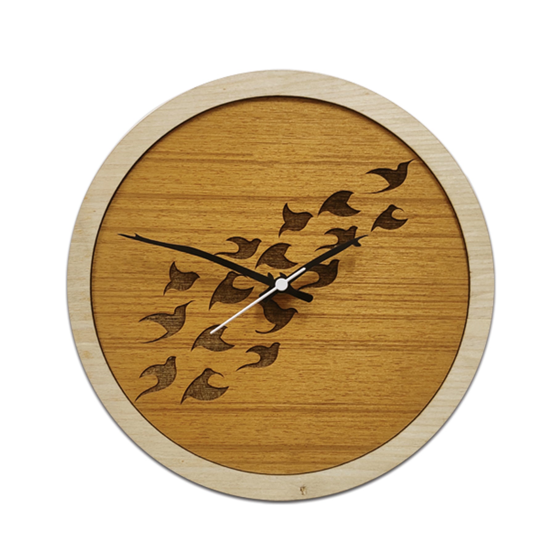 Personalized Wooden Wall Clock Gift for christmas 
