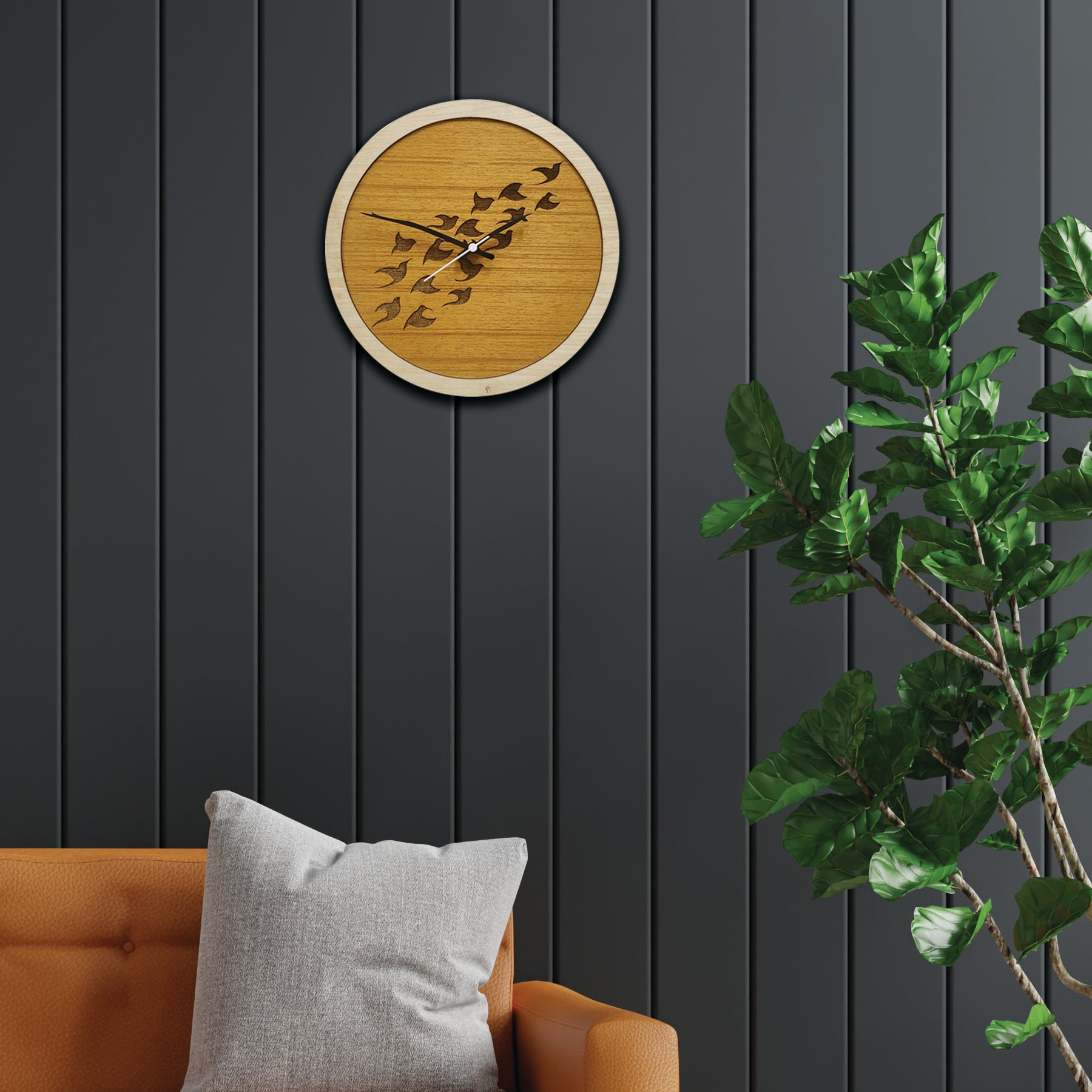 Personalized Wooden Wall Clock Gift – Picloon