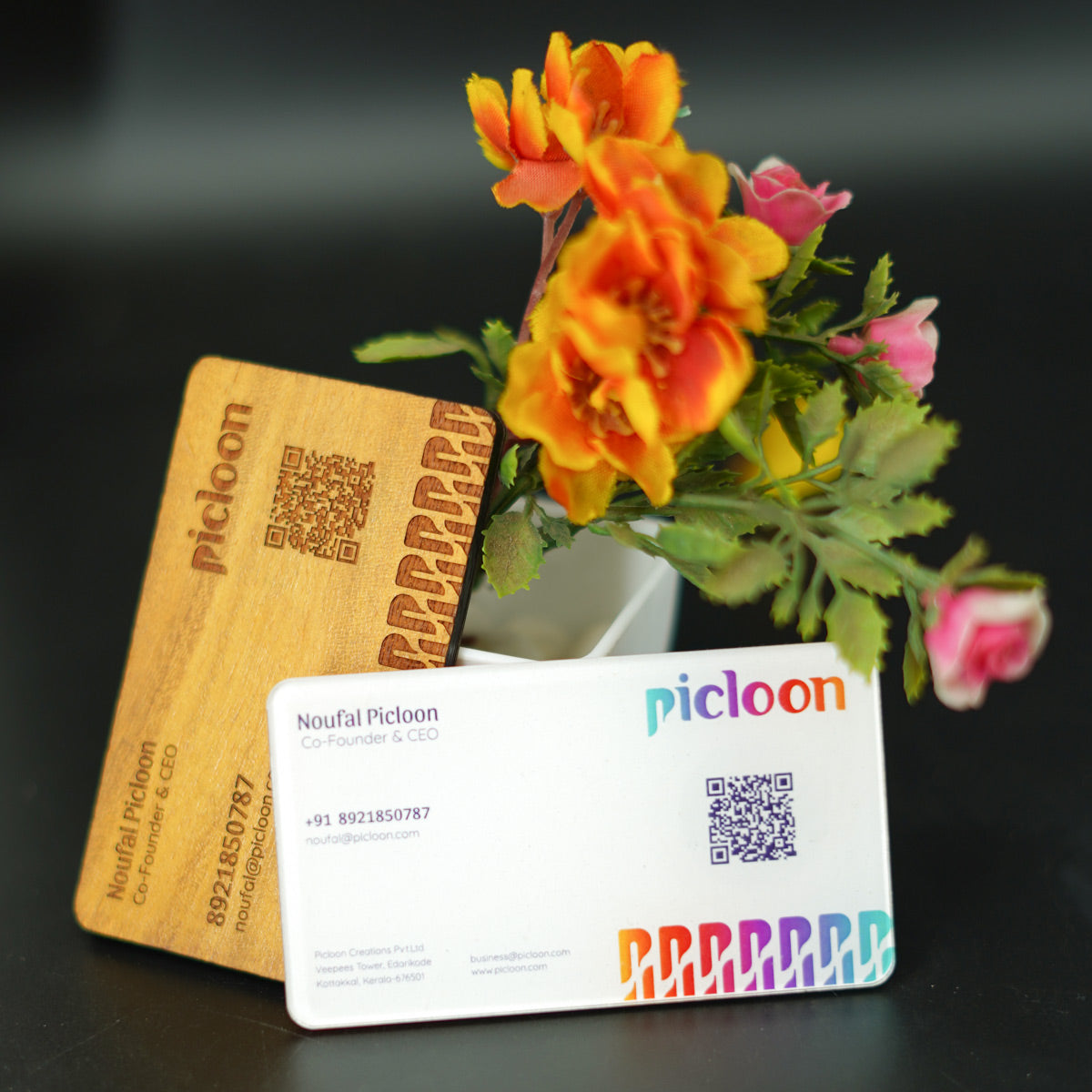 Wooden NFC Business Card - NFC Digital Card