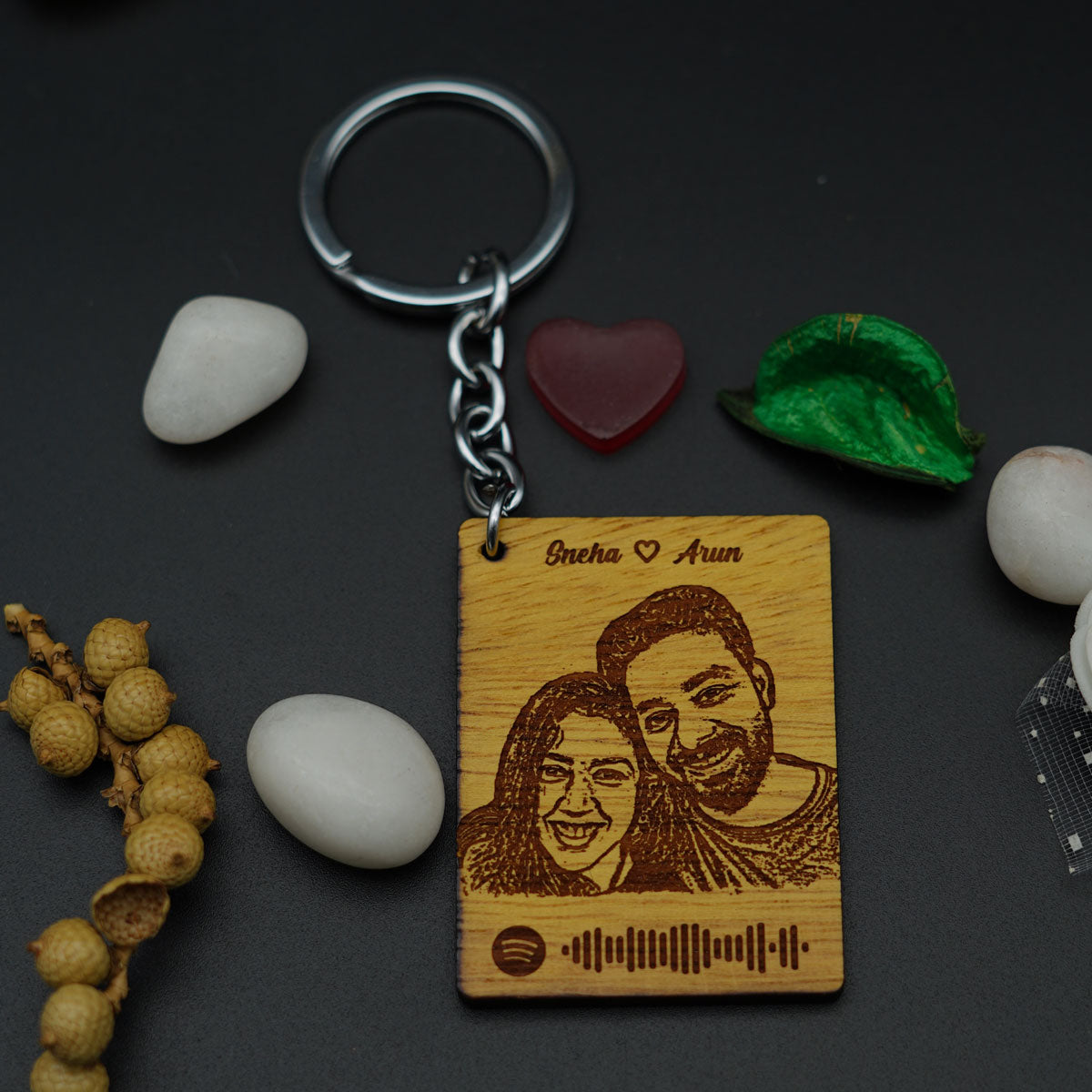 Custom Key Chains in Wood and Acrylic