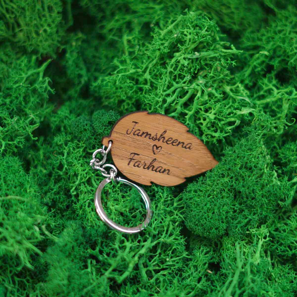 Wooden Name Keychain